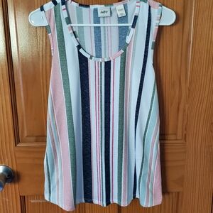 Daytrip XS Striped Tank Top